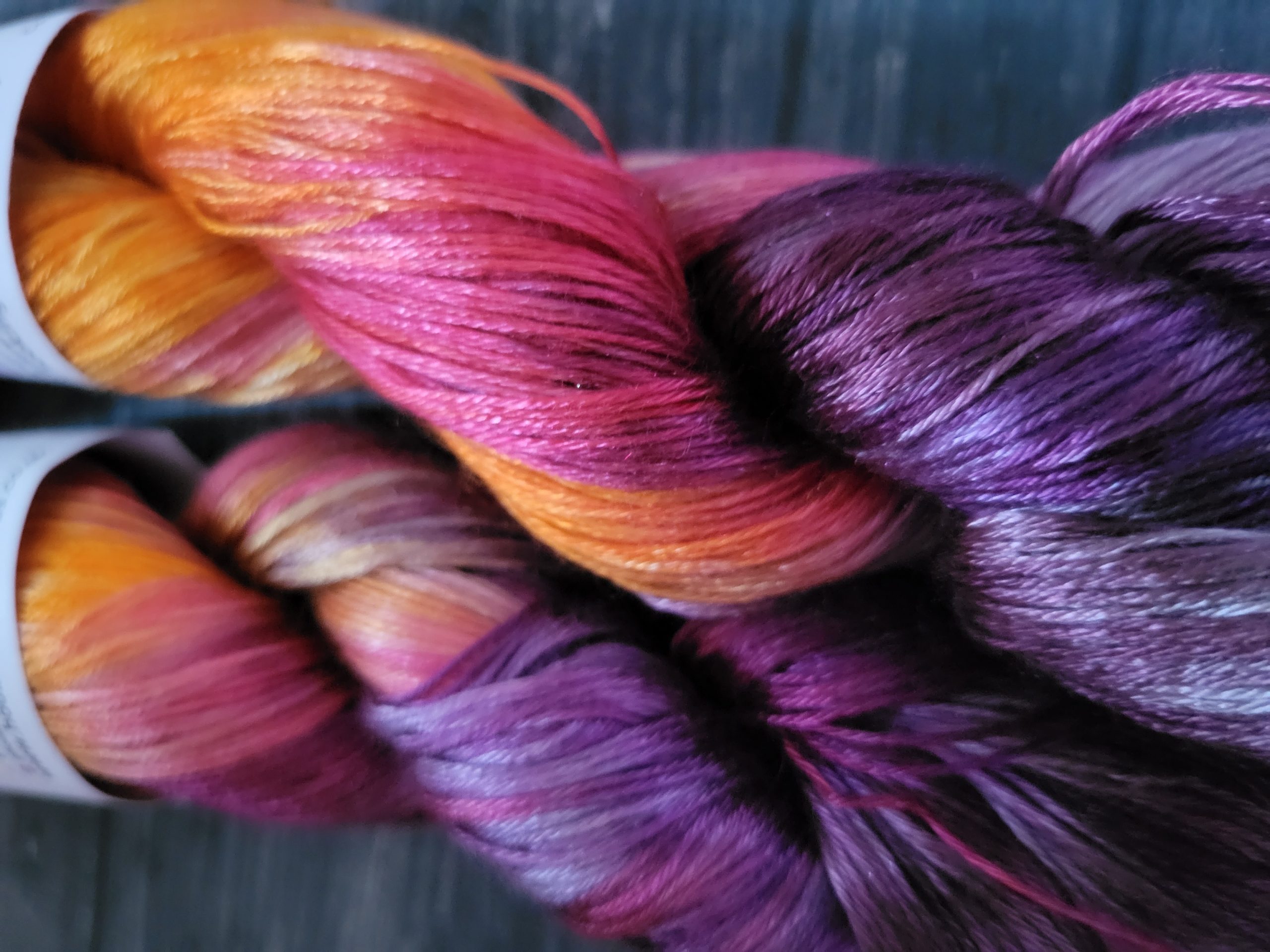Hellfire on Tencel sock yarn - Image 2