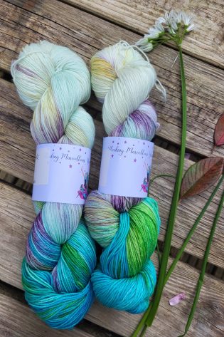 The Friends We Make on Superwash Merino and Nylon sock yarn