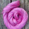 Candy Pink on Tencel sock yarn