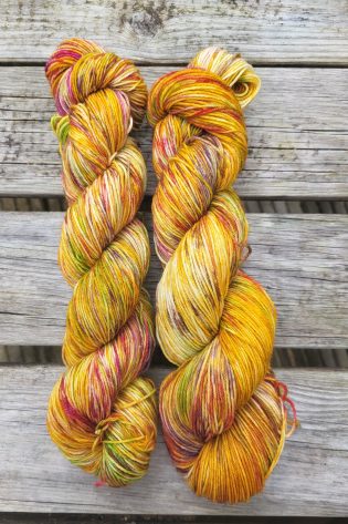 Angel Hair on Superwash Merino & Nylon sock yarn