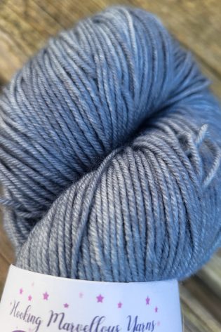 Grey on Superwash Merino & Nylon sock yarn