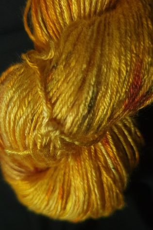 Bright Sunflowers on Bamboo 4ply yarn