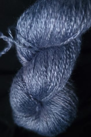 Blue Grey on Bamboo 4ply Yarn