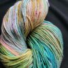 Coral Fields on Organic cotton & Linen 4ply yarn