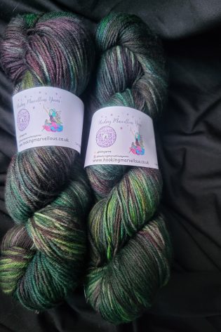 Basilisk on Superwash Poledale & Nylon sock