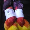 Hellfire on High Twist Superwash Merino & Nylon sock