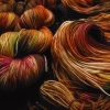 Windfall on SW Merino & nylon high twist 4 ply yarn